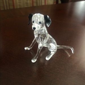 Swarovski Dalmatian Crystal Dog